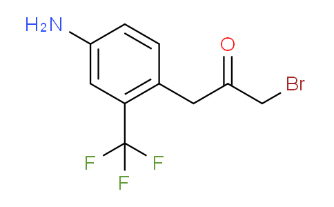 CAS No. 1804221-32-6, 1-(4-Amino-2-(trifluoromethyl)phenyl)-3-bromopropan-2-one