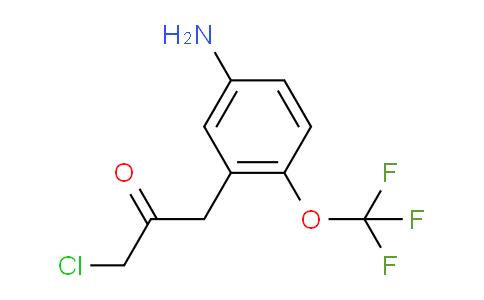 CAS No. 1806576-26-0, 1-(5-Amino-2-(trifluoromethoxy)phenyl)-3-chloropropan-2-one