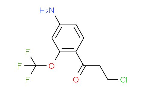 CAS No. 1803804-56-9, 1-(4-Amino-2-(trifluoromethoxy)phenyl)-3-chloropropan-1-one