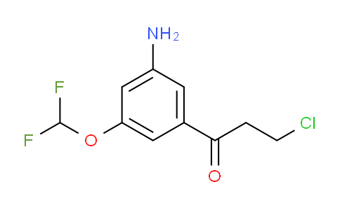 CAS No. 1803867-04-0, 1-(3-Amino-5-(difluoromethoxy)phenyl)-3-chloropropan-1-one