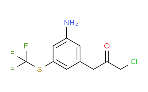 CAS No. 1803861-77-9, 1-(3-Amino-5-(trifluoromethylthio)phenyl)-3-chloropropan-2-one