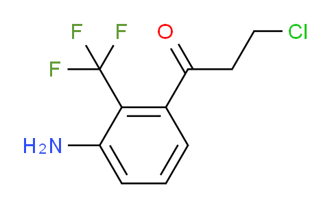 CAS No. 1804507-76-3, 1-(3-Amino-2-(trifluoromethyl)phenyl)-3-chloropropan-1-one