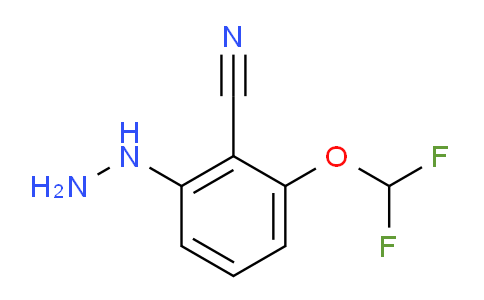 CAS No. 1804214-30-9, 1-(2-Cyano-3-(difluoromethoxy)phenyl)hydrazine