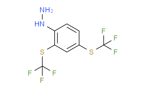 CAS No. 1803843-77-7, (2,4-Bis(trifluoromethylthio)phenyl)hydrazine