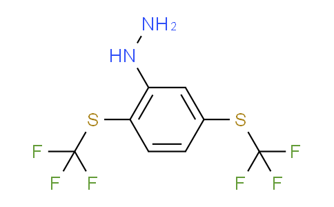 CAS No. 1804222-91-0, (2,5-Bis(trifluoromethylthio)phenyl)hydrazine