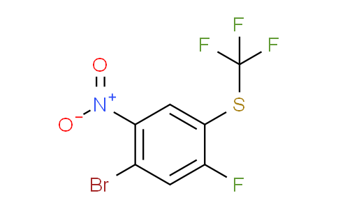 CAS No. 1807184-25-3, 1-Bromo-5-fluoro-2-nitro-4-(trifluoromethylthio)benzene