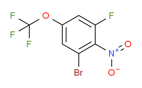 CAS No. 1805939-00-7, 1-Bromo-3-fluoro-2-nitro-5-(trifluoromethoxy)benzene