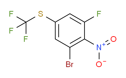 CAS No. 1805502-84-4, 1-Bromo-3-fluoro-2-nitro-5-(trifluoromethylthio)benzene