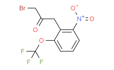 CAS No. 1804238-49-0, 1-Bromo-3-(2-nitro-6-(trifluoromethoxy)phenyl)propan-2-one