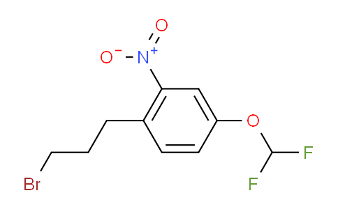 CAS No. 1805866-01-6, 1-(3-Bromopropyl)-4-(difluoromethoxy)-2-nitrobenzene