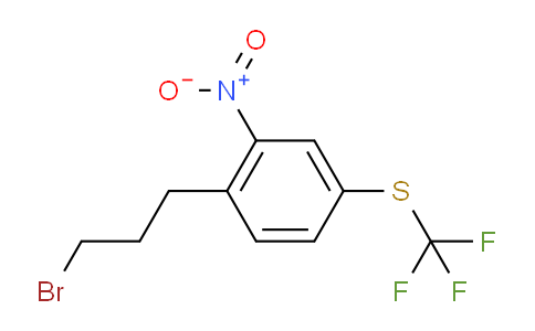 CAS No. 1805886-08-1, 1-(3-Bromopropyl)-2-nitro-4-(trifluoromethylthio)benzene