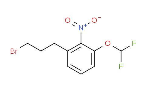 CAS No. 1804144-48-6, 1-(3-Bromopropyl)-3-(difluoromethoxy)-2-nitrobenzene