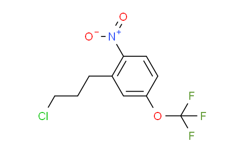 CAS No. 1805695-87-7, 1-(3-Chloropropyl)-2-nitro-5-(trifluoromethoxy)benzene
