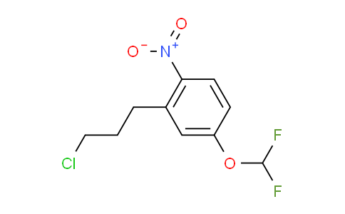 CAS No. 1805761-24-3, 1-(3-Chloropropyl)-5-(difluoromethoxy)-2-nitrobenzene