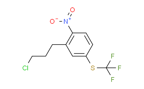 CAS No. 1804238-54-7, 1-(3-Chloropropyl)-2-nitro-5-(trifluoromethylthio)benzene
