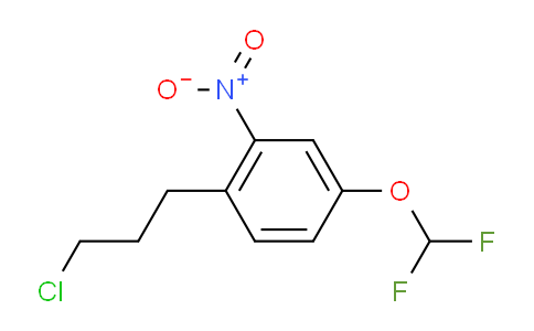CAS No. 1805866-06-1, 1-(3-Chloropropyl)-4-(difluoromethoxy)-2-nitrobenzene