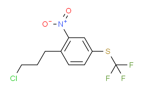CAS No. 1804072-13-6, 1-(3-Chloropropyl)-2-nitro-4-(trifluoromethylthio)benzene