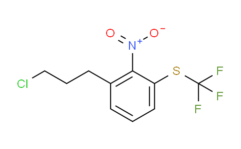 CAS No. 1805723-80-1, 1-(3-Chloropropyl)-2-nitro-3-(trifluoromethylthio)benzene