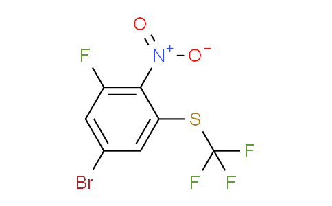 CAS No. 1805248-88-7, 1-Bromo-3-fluoro-4-nitro-5-(trifluoromethylthio)benzene