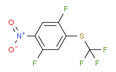 CAS No. 1803828-14-9, 1,4-Difluoro-2-nitro-5-(trifluoromethylthio)benzene