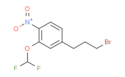 CAS No. 1804185-85-0, 1-(3-Bromopropyl)-3-(difluoromethoxy)-4-nitrobenzene