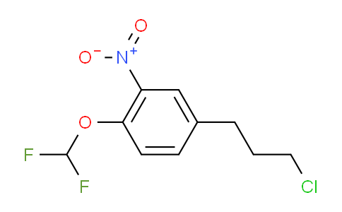 CAS No. 1803720-65-1, 1-(3-Chloropropyl)-4-(difluoromethoxy)-3-nitrobenzene
