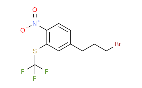 CAS No. 1806598-25-3, 1-(3-Bromopropyl)-4-nitro-3-(trifluoromethylthio)benzene