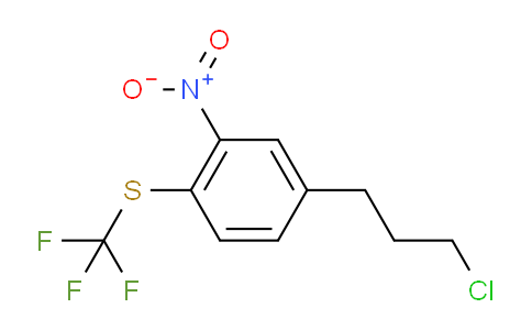 CAS No. 1804137-75-4, 1-(3-Chloropropyl)-3-nitro-4-(trifluoromethylthio)benzene
