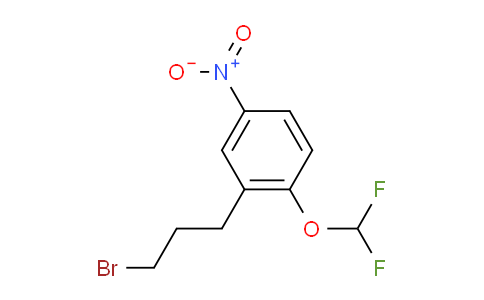 CAS No. 1806456-61-0, 1-(3-Bromopropyl)-2-(difluoromethoxy)-5-nitrobenzene