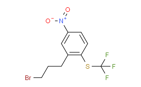 CAS No. 1805886-14-9, 1-(3-Bromopropyl)-5-nitro-2-(trifluoromethylthio)benzene
