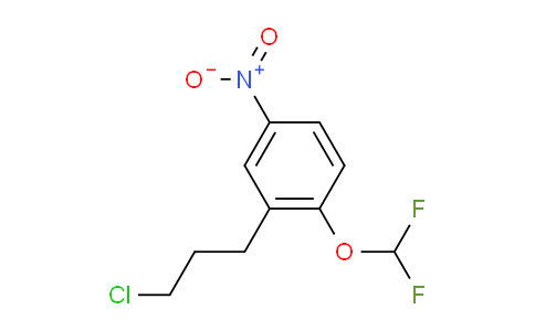 CAS No. 1804271-67-7, 1-(3-Chloropropyl)-2-(difluoromethoxy)-5-nitrobenzene