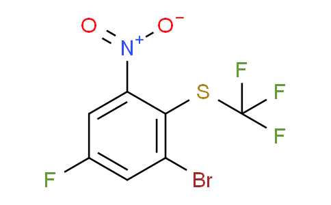 CAS No. 1807069-83-5, 1-Bromo-5-fluoro-3-nitro-2-(trifluoromethylthio)benzene