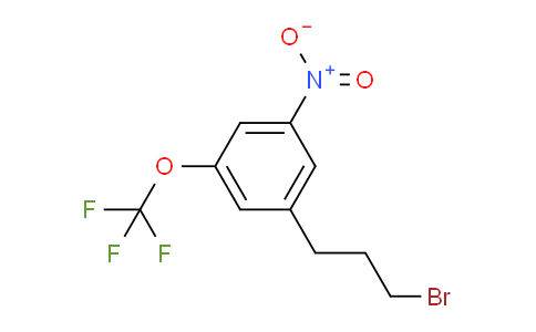 CAS No. 1804207-73-5, 1-(3-Bromopropyl)-3-nitro-5-(trifluoromethoxy)benzene