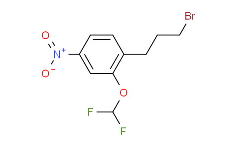 CAS No. 1805690-79-2, 1-(3-Bromopropyl)-2-(difluoromethoxy)-4-nitrobenzene