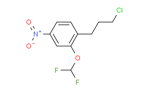 CAS No. 1803895-48-8, 1-(3-Chloropropyl)-2-(difluoromethoxy)-4-nitrobenzene