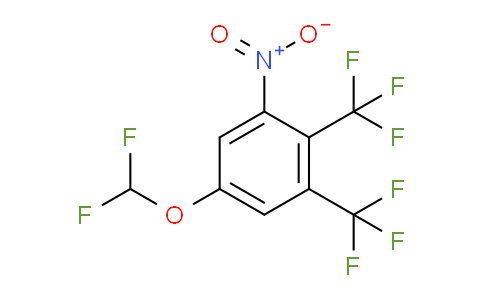 CAS No. 1805508-76-2, 1,2-Bis(trifluoromethyl)-5-(difluoromethoxy)-3-nitrobenzene