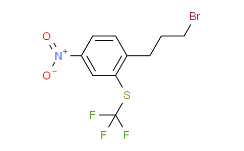 CAS No. 1805696-36-9, 1-(3-Bromopropyl)-4-nitro-2-(trifluoromethylthio)benzene