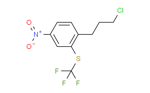 CAS No. 1806493-13-9, 1-(3-Chloropropyl)-4-nitro-2-(trifluoromethylthio)benzene