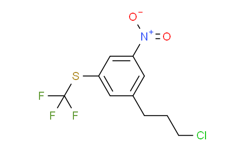CAS No. 1805850-50-3, 1-(3-Chloropropyl)-3-nitro-5-(trifluoromethylthio)benzene