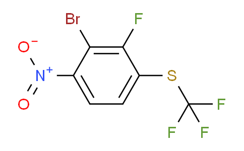 CAS No. 1805248-86-5, 1-Bromo-2-fluoro-6-nitro-3-(trifluoromethylthio)benzene