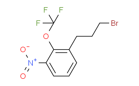 CAS No. 1804070-51-6, 1-(3-Bromopropyl)-3-nitro-2-(trifluoromethoxy)benzene