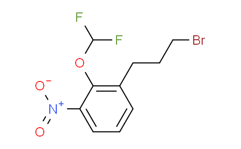 CAS No. 1805761-13-0, 1-(3-Bromopropyl)-2-(difluoromethoxy)-3-nitrobenzene