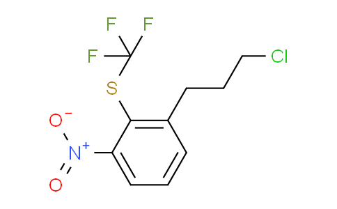 CAS No. 1804251-63-5, 1-(3-Chloropropyl)-3-nitro-2-(trifluoromethylthio)benzene