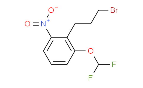 CAS No. 1803720-51-5, 1-(3-Bromopropyl)-2-(difluoromethoxy)-6-nitrobenzene
