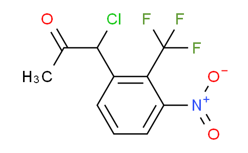 CAS No. 1806646-41-2, 1-Chloro-1-(3-nitro-2-(trifluoromethyl)phenyl)propan-2-one