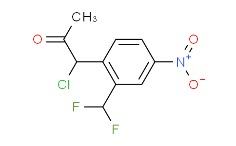 CAS No. 1803723-82-1, 1-Chloro-1-(2-(difluoromethyl)-4-nitrophenyl)propan-2-one
