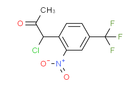 CAS No. 1804137-26-5, 1-Chloro-1-(2-nitro-4-(trifluoromethyl)phenyl)propan-2-one