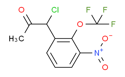 CAS No. 1805749-44-3, 1-Chloro-1-(3-nitro-2-(trifluoromethoxy)phenyl)propan-2-one