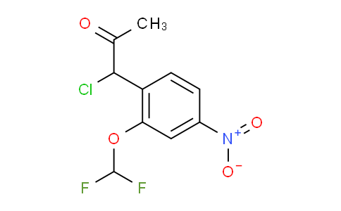 CAS No. 1804147-36-1, 1-Chloro-1-(2-(difluoromethoxy)-4-nitrophenyl)propan-2-one
