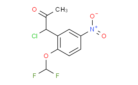 CAS No. 1804186-90-0, 1-Chloro-1-(2-(difluoromethoxy)-5-nitrophenyl)propan-2-one